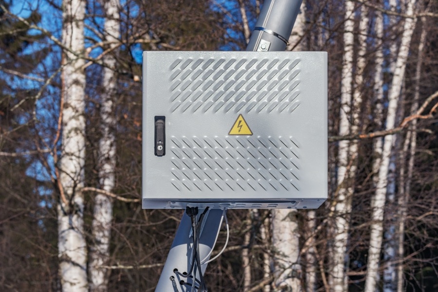 applikation-telekommunikation Gehäuse für Telefonanbieter, mit Schutzart IP 69 für die Montage im freien.
